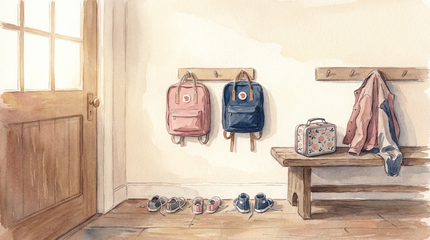 The school morning that (mostly) holds together