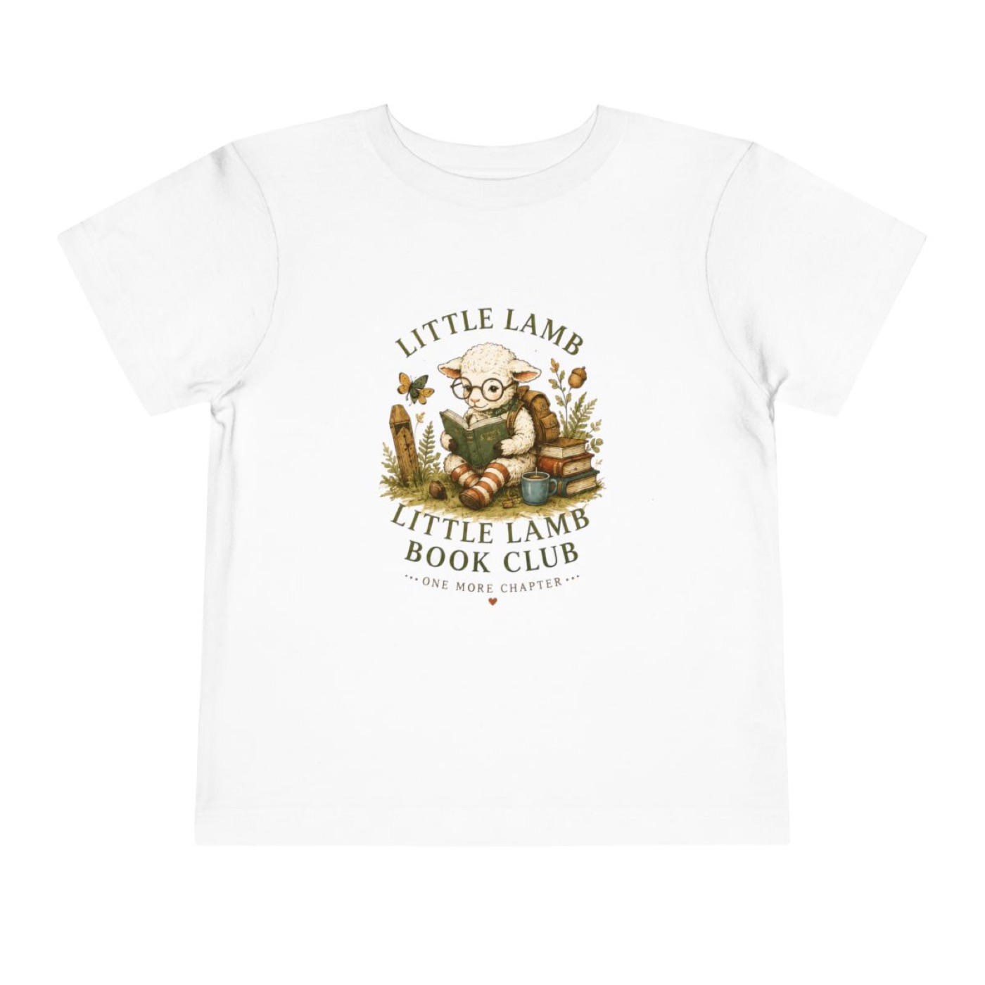 Little Lamb Book Club Toddler Shirt