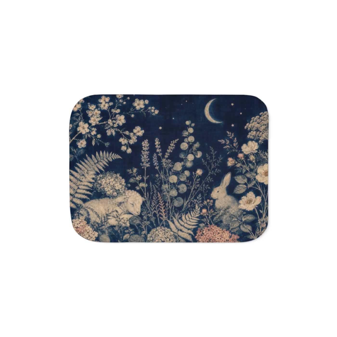Moon Garden Nursery Blanket