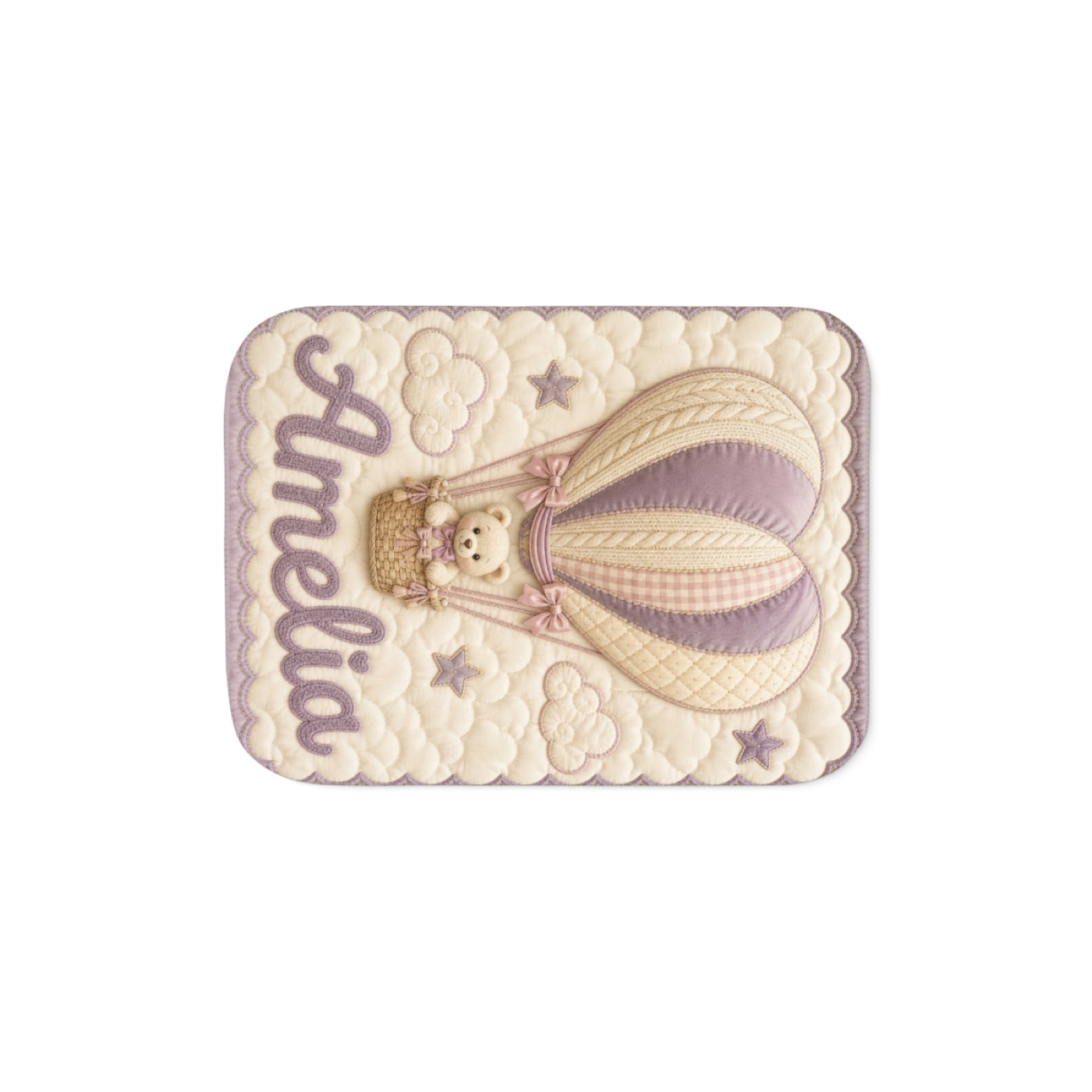 Personalized Sherpa Baby Blanket