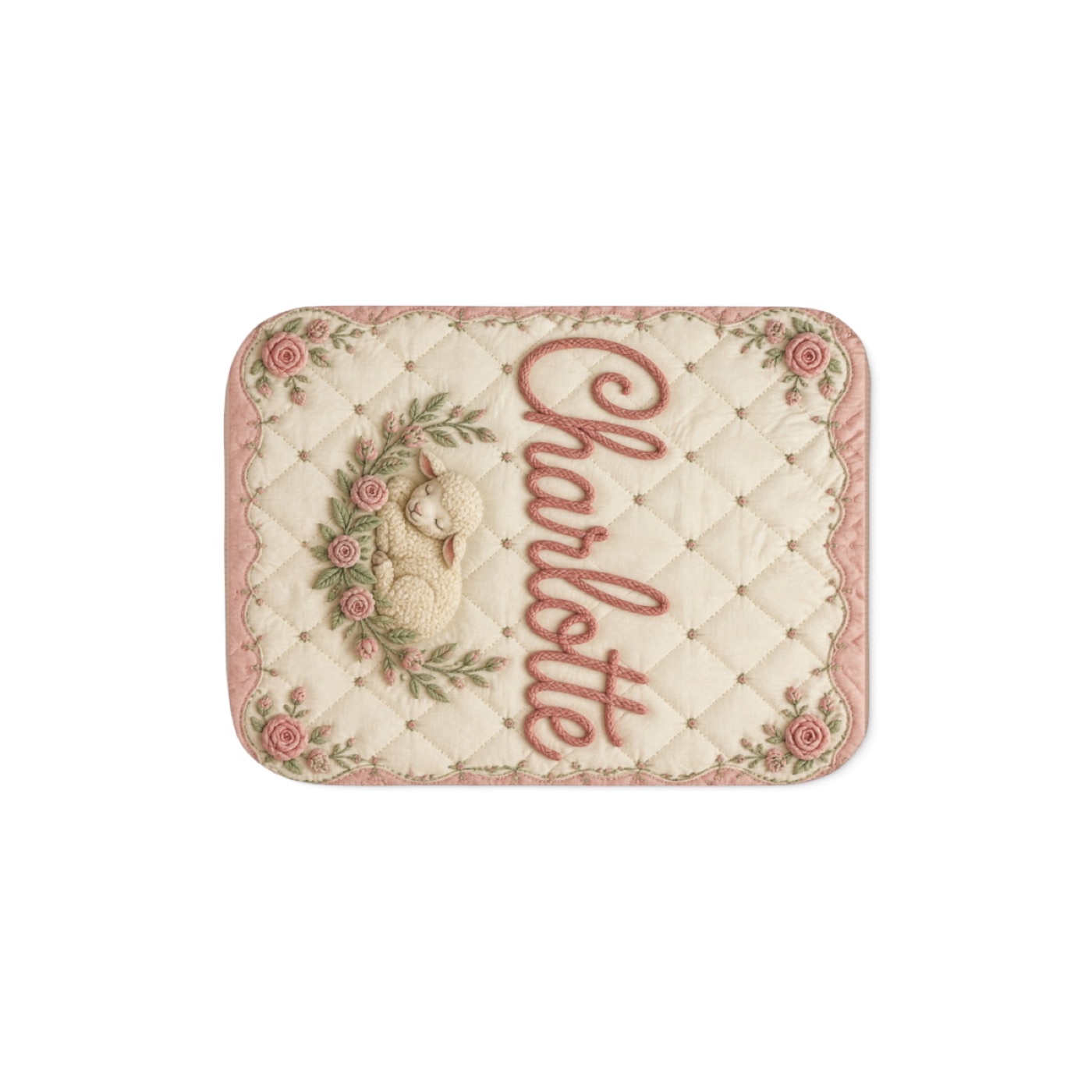 Personalized Sherpa Baby Blanket