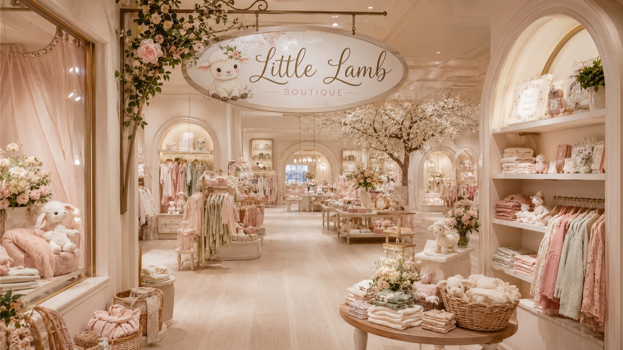 Inside Little Lamb Boutique