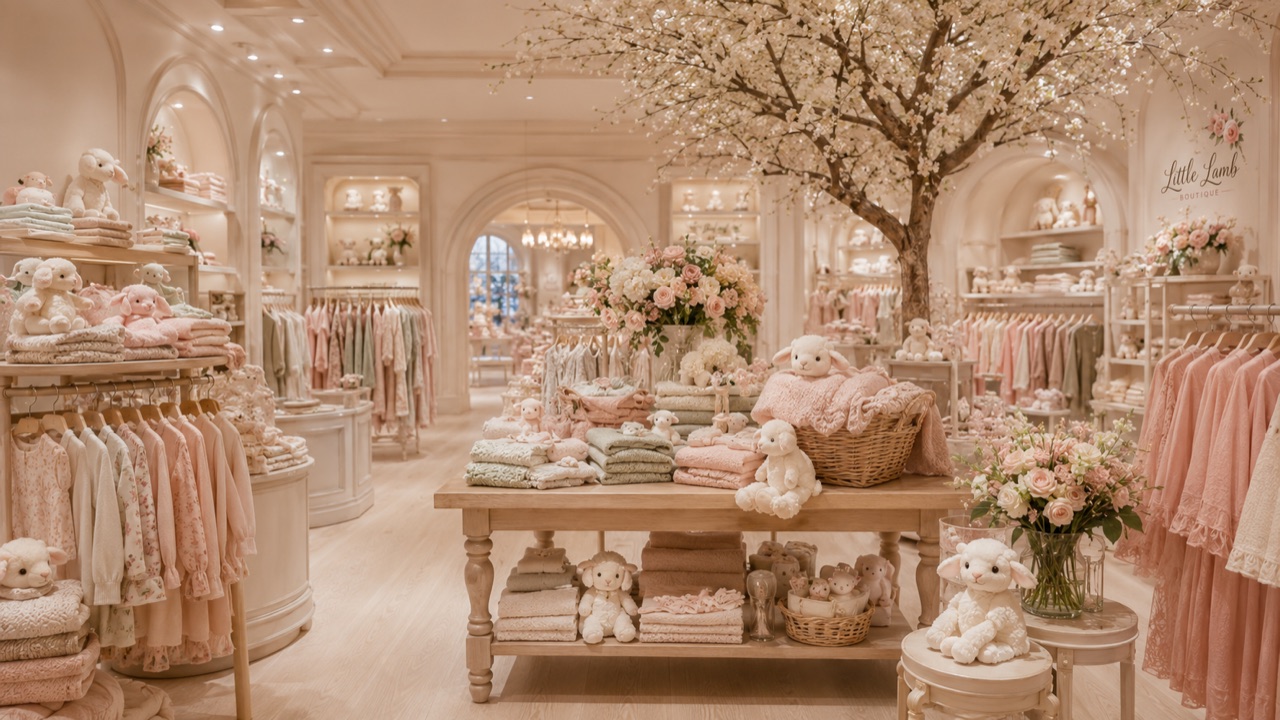 Inside Little Lamb Boutique