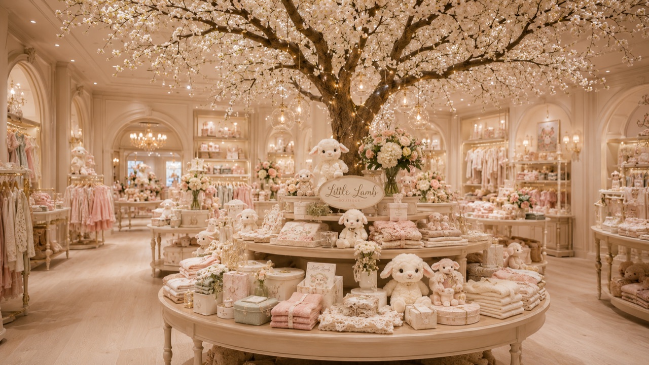 Inside Little Lamb Boutique